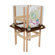 Wood Designs Natural Environment 4-Sided Easel with Brown Tray