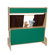 Wood Designs Natural Environment Puppet Theater with Brown Curtains