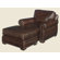 Lexington Griffin Leather Chair and Ottoman