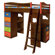 Room Magic Boys Like Trucks Twin Bunk Bed with Desk and Storage