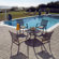 Panama Jack Outdoor Island Breeze 5 Piece Dining Set