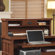 kathy ireland Home by Martin Furniture Mission Pasadena Office 13.25" H x 42" W Desk Hutch