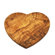Naturally Med Olive Wood 22cm Heart Shaped Board