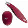 Slice Slanted-Tip Red Tweezers and Cosmetic Sharpener