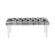 Sunpan Modern Glamour Faux Velvet Bench