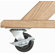 AARCO 2 Locking and 2 Non Locking Swivel Casters
