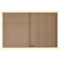 AARCO Enclosed Bulletin Board with Frame and Sliding Doors