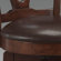Hillsdale Furniture Corsica Swivel Bar Height Barstool with Vinyl Seat in Brown
