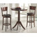 Hillsdale Furniture Plainview Bar Height Bistro Table with Archer Stools
