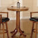 Hillsdale Furniture Park View Bar Height Table in Medium Brown Oak