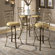 Hillsdale Furniture Brookside Bar Height Glass Bistro Table with Marin Stools