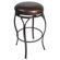 Hillsdale Furniture Lakeview Backless Counter Stool in Brown