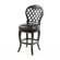 Hillsdale Furniture Braxton 26" Black Leather Swivel Counter Stool