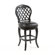 Hillsdale Furniture Braxton 26" Black Leather Swivel Counter Stool