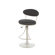 Hillsdale Furniture Swivel Bar Stool - Venus Adjustable Faux Suede