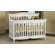 PALI Mantova Two Piece Forever Convertible Crib Set in White