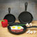 Universal Housewares 3-Piece Skillet Set