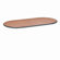 Basyx by HON Oval Conference Table Top, 96w x 48d, Medium Oak