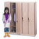 Jonti-Craft 5 Section Locker with Doors