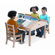 Jonti-Craft Twin Reading Table