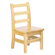 Jonti-Craft KYDZ 8" Wood Classroom Ladderback Chair (Set of 2)