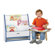 Jonti-Craft 25" H KYDZ Rainbow Accents Toddler Book Stand - Rectangular