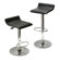 Winsome 3-Piece 24" Pub Table Set with Chrome Accents