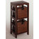Winsome Espresso Storage Shelf and Baskets