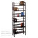 Winsome Basics 39" H Black Folding Three Tier Bookshelf