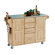 Home Styles Kitchen Cart with Stainless Steel Top