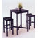 Home Styles Contour Black Pub Set