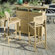 Home Styles Bali Hai 3 Piece Bar Set in Teak