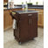 Home Styles Kitchen Cart with Stainless Steel Top