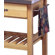 Home Styles Kitchen Cart with Stainless Steel Top