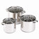 Zingz & Thingz Lidden Stockpot with Lid (3 Pieces)