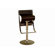 Wholesale Interiors Chenin Low - Back Adjustable Height Barstool in Brown