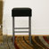 Wholesale Interiors Baxton Studio Andante Faux Leather Counter Stool in Black