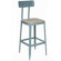 Lyon Workspace Products Stool with Mid Back Support and Adjustable Leg Extensions