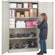 Lyon Workspace Products 1000 Series 48" Wide Storage Cabinet: 78" H  x 48" W x 24" D