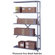 Lyon Workspace Products 8000 Series Open Shelving - 8 Shelves: 84" H x 48" W x 24" D