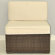 International Home Miami Miami Atlantic Middle Sectional Seat with Cushions