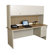 Marvel Office Furniture Pronto 72" Double File Computer Desk Credenza with Flipper Door Cabinet