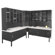 Marvel Office Furniture 120 Adjustable Slot Corner Literature Organizer with Cabinet