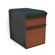 Marvel Office Furniture Zapf Mobile Pedestal File Cabinet with Seat