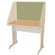 Marvel Office Furniture Pronto Laminate Desk Carrel with Lockable Raceway