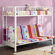 Home Loft Concept Sunrise Twin over Futon Bunk Bed with Built-In Ladder