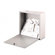 Buddy Products Wall-Mountable Interoffice Mail Collection Box, 18w x 7d x 18h, Platinum
