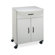 Buddy Products Printer/Copier Stand, w/ Double Doors, 23"x23"x31-1/8", Gray