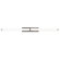 Tech Lighting Metro One Light Long Bath Bar with Acrylic Lens