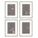Big Fish Art Buchoz Flowers on Gray Plum I Wall Art Collection